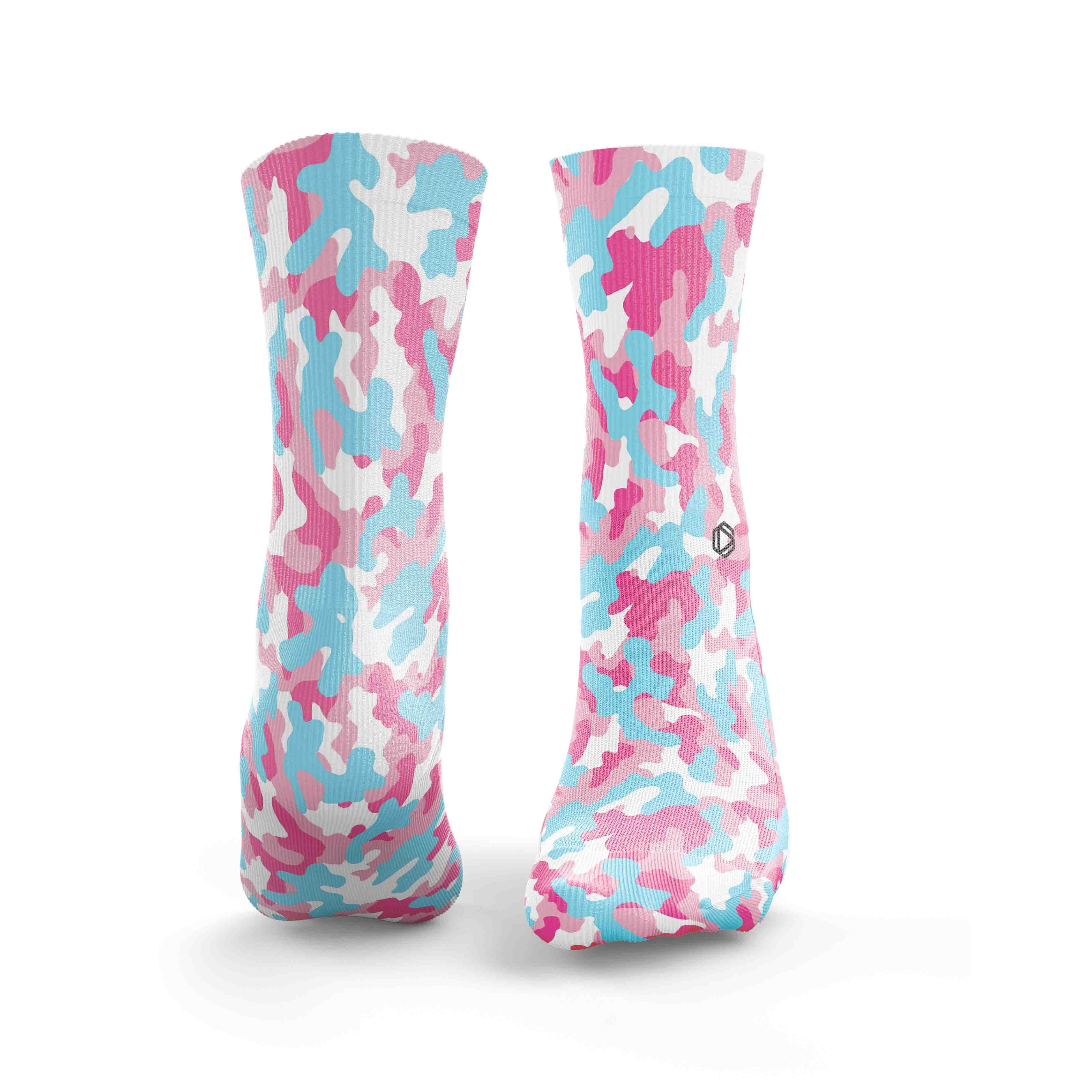 Chaussettes Sportives American Socks - Design Unique, Renforcées Talon/pointe, Taille S/M Ou L/XL, 55% Polyester
