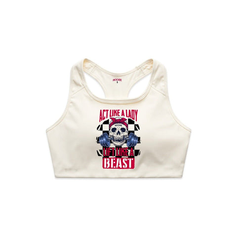 Act Like A Lady Lift Like A Beast – Brassière de sport