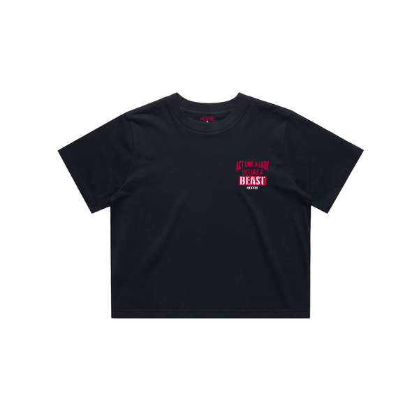 Act Like A Lady Train Like A Beast – Crop Top