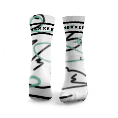 Squiggle Lines – Chaussettes de Padel