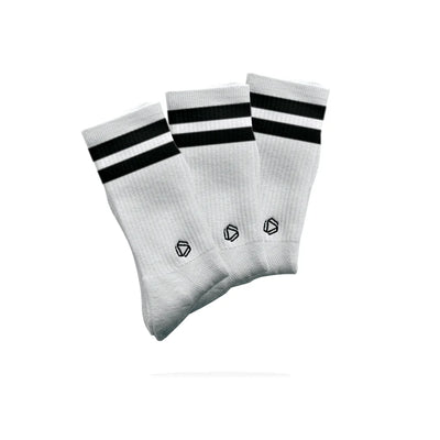 Chaussettes Blanches HEXXEE 2 Bandes X3