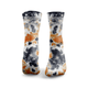 Orange & Gris Foncé