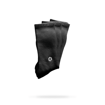 Chaussettes de Padel Noires X3