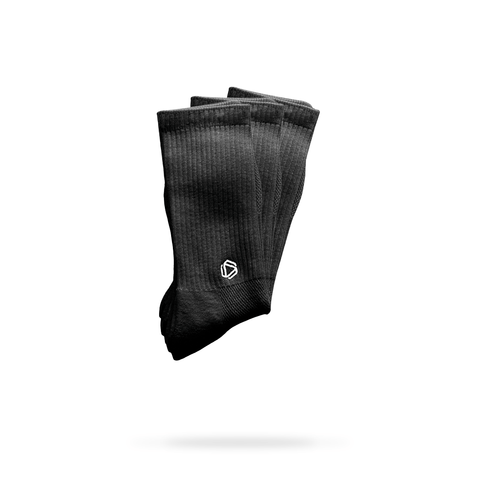 Chaussettes de Padel Noires X3