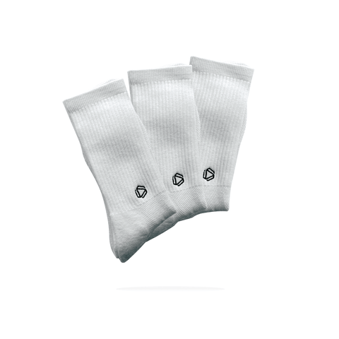 Chaussettes de Padel HEXXEE Original Blanches X3