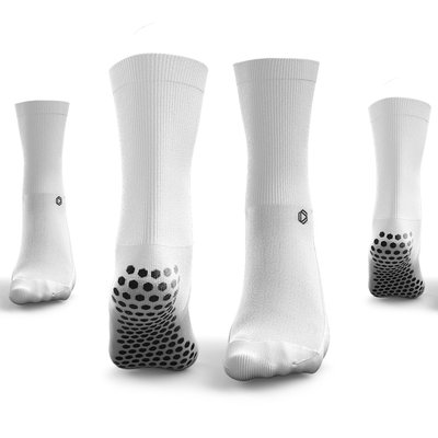 Chaussettes Grip Pilates Reformer Blanches x3