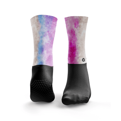 Chaussettes de Pilates Reformer Tie-Dye Arc-en-Ciel