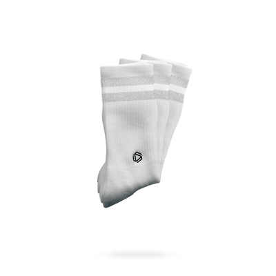 Pack de 3 - Blanches Réfléchissantes 2 Bandes