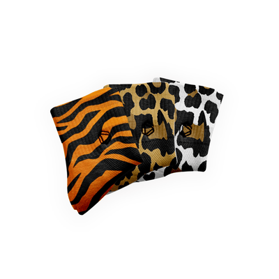 Lot de chaussettes taille basse imprimés animaux