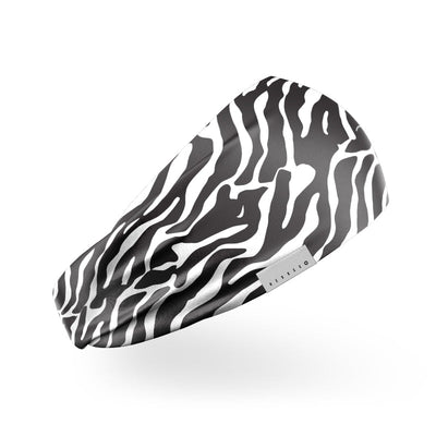 Bandeau Noir & Blanc zébré
