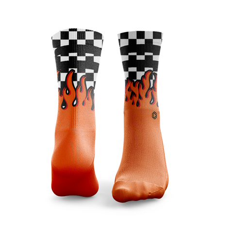 Chaussettes Damier enflammé