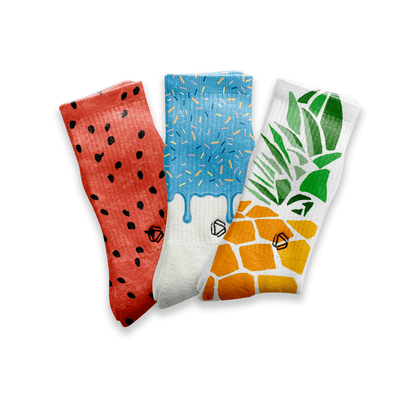 Lot de chaussettes imprimés food