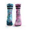 Rose & Bleu (chaussettes dépareillées)