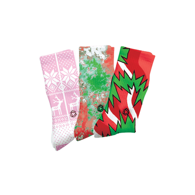 Lot de chaussettes de Noël Funky