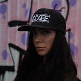 Snapback Noir/Blanc foncé