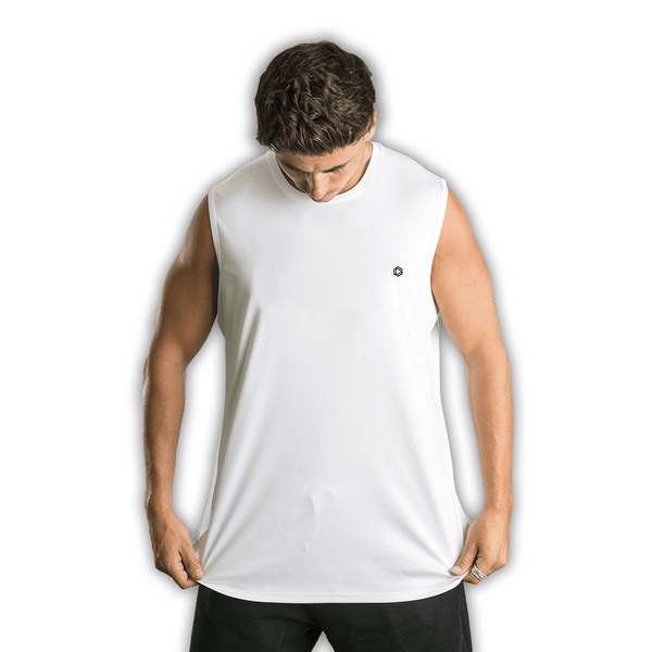 T-shirt de sport sans manches Logo
