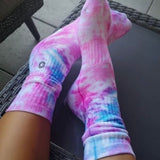 Tie Dye Multicolores Rose & Bleu