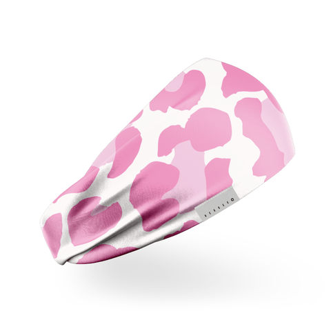 Bandeau rose léopard