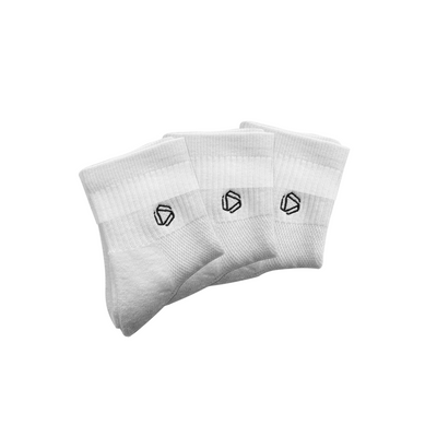 Chaussettes Blanches HEXXEE Taille Basse X3