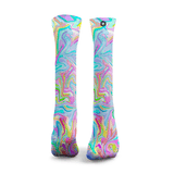 Chaussettes de ski – Motif marbré