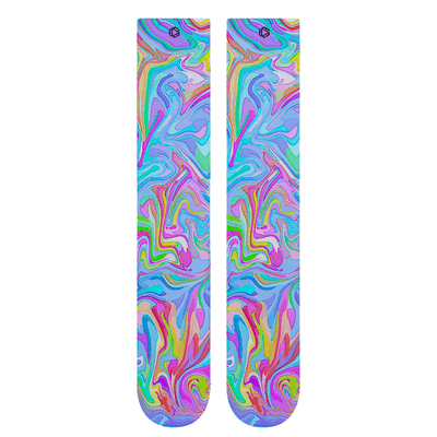 Chaussettes de ski – Motif marbré