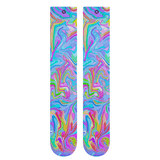 Chaussettes de ski – Motif marbré