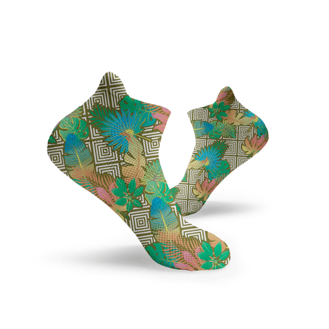 Socquettes Feuilles exotiques