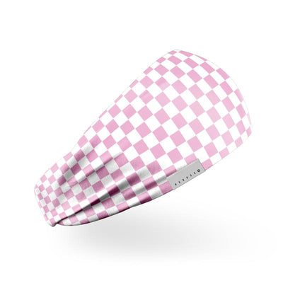 Bandeau Rose échiquier