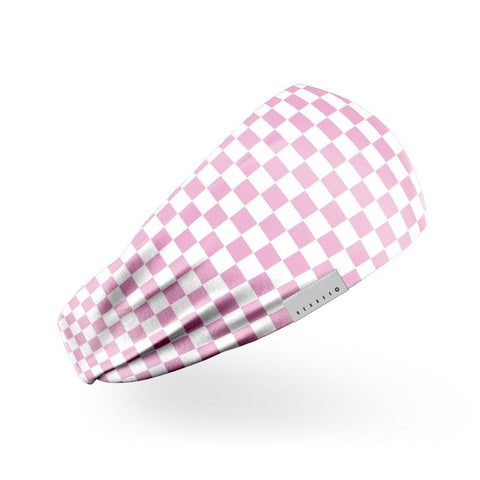 Bandeau Rose échiquier