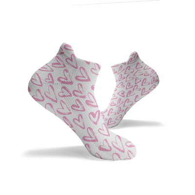 Socquettes Cœurs roses