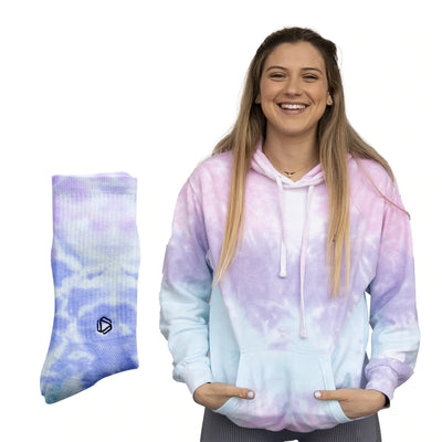 Combo Sweat à capuche & Chaussettes Tie-Dye