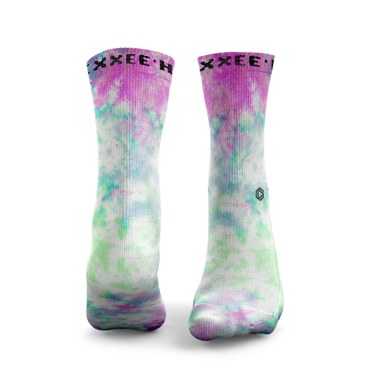 Lot Tie-Dye Halo (Rose & Vert / Seagreen / Violet & Baby Blue)