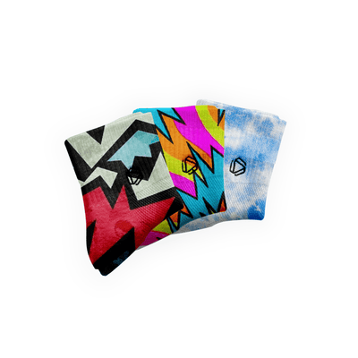 Lot de chaussettes taille basse Funky pour hommes
